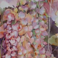 cascade d'automne  70x90