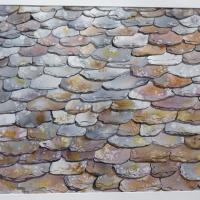 Le toit de lauzes 70x90