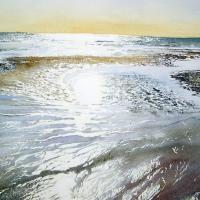 Miroir de sable et d'eau IV 50x60 