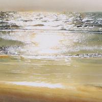 Miroir de sable et d'eau VI 50x60