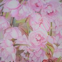 Pluie de fleurs (50x60)